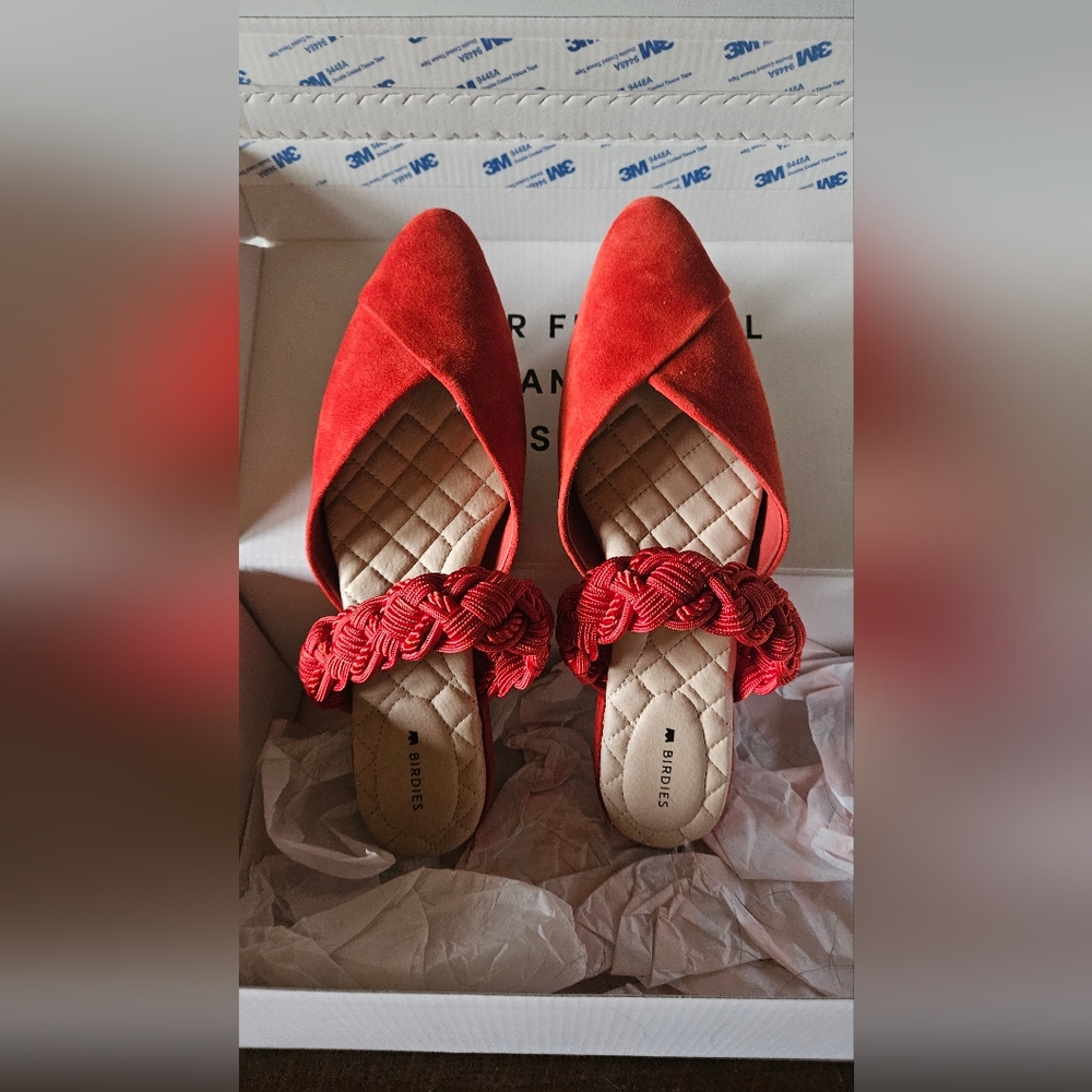Birdies 7.5 The Swan Suede slide